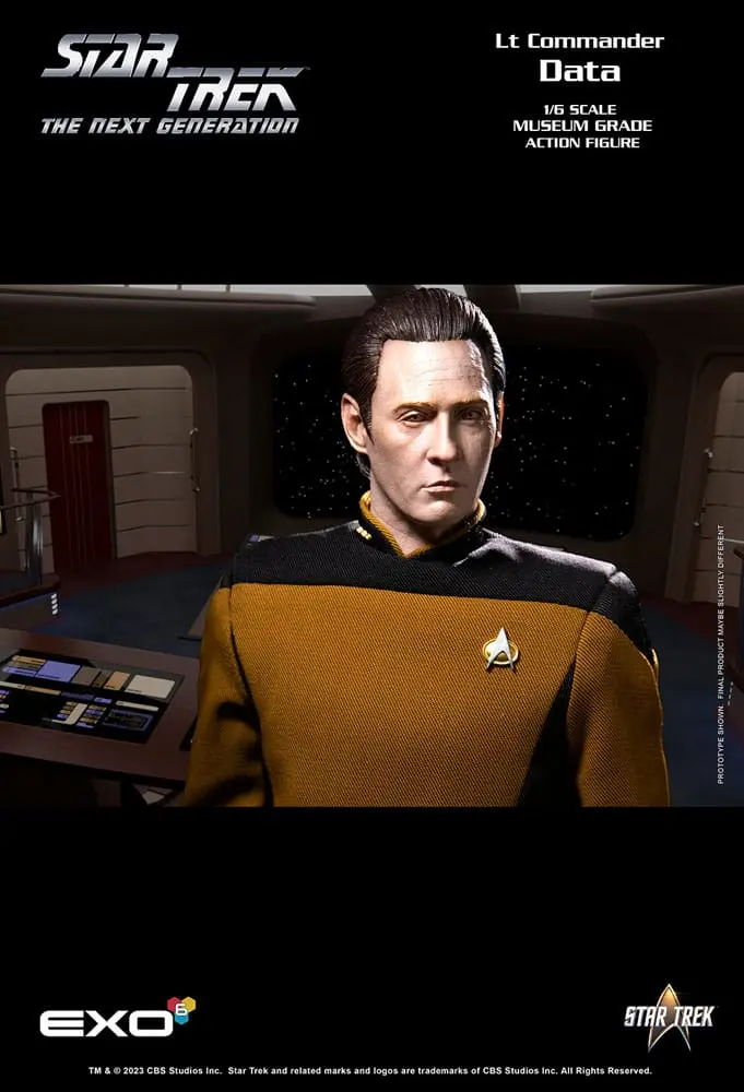 Star Trek: The Next Generation 1/6 Lt. Commander Data (Standard Version) akciófigura 30 cm termékfotó