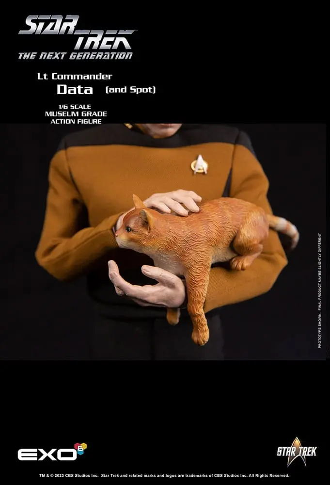 Star Trek: The Next Generation 1/6 Lt. Commander Data (Standard Version) akciófigura 30 cm termékfotó