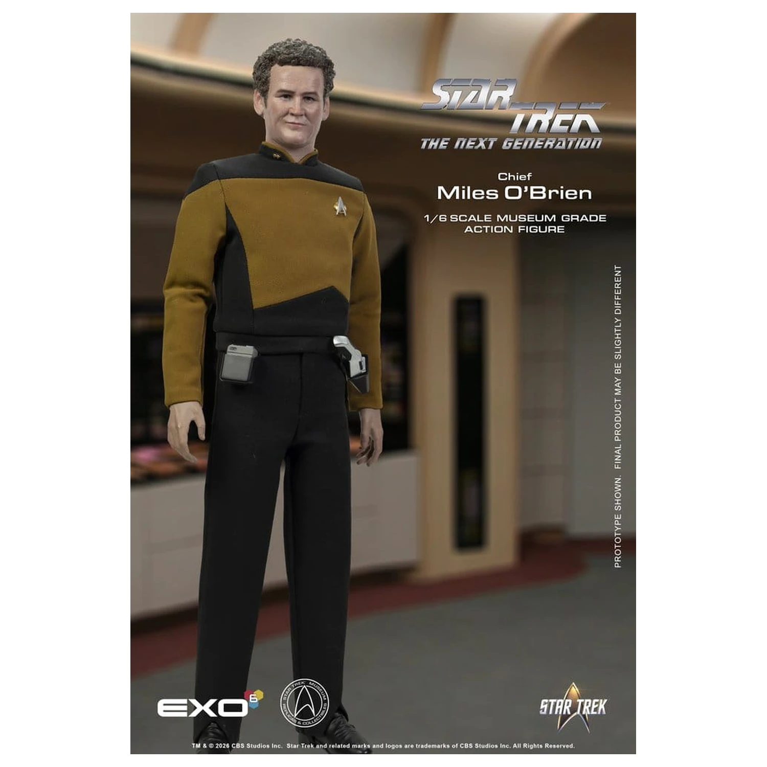 Star Trek: The Next Generation akciófigura 1/6 Chief Miles O'Brien Essential Version 30 cm termékfotó