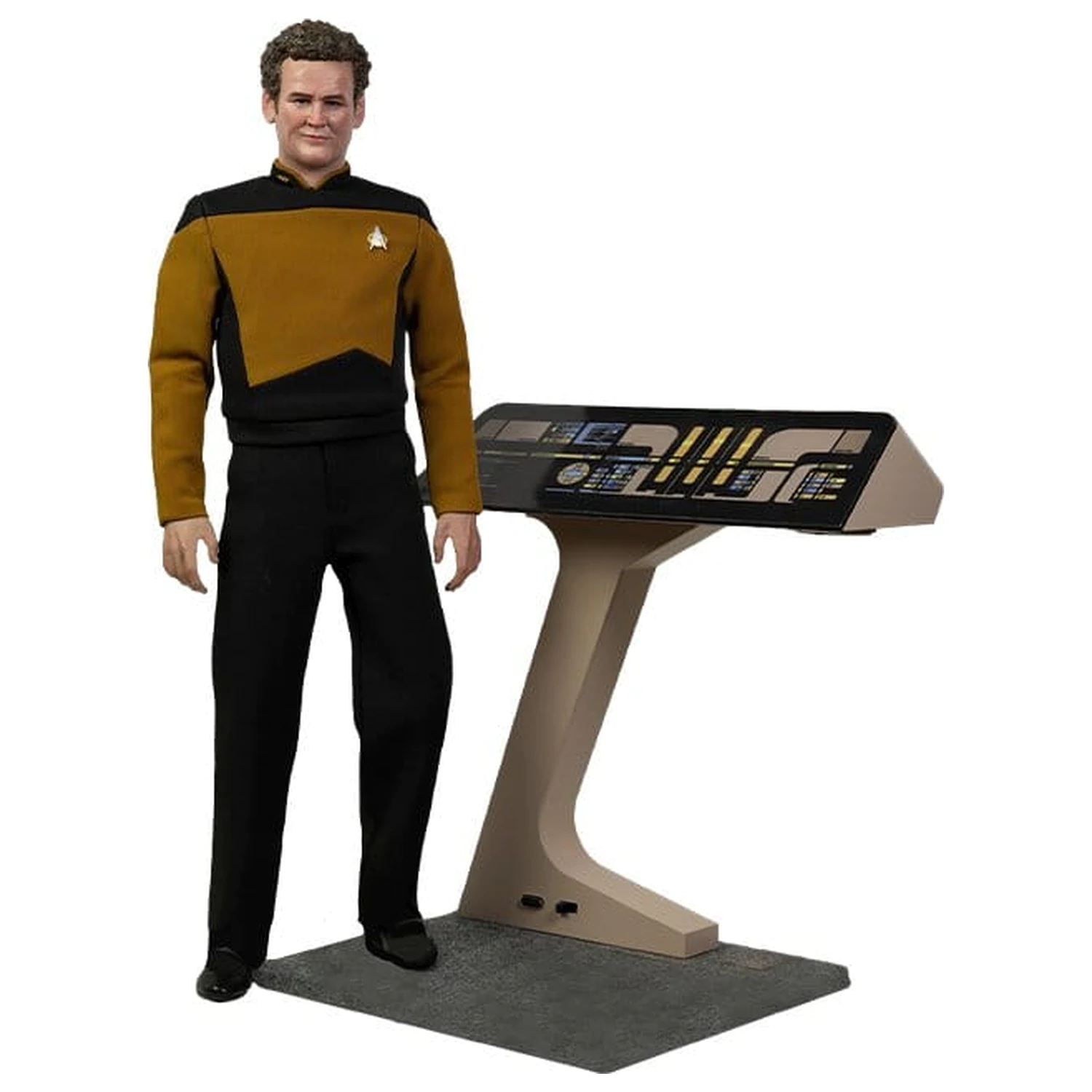 Star Trek: The Next Generation akciófigura 1/6 Chief Miles O'Brien with Transporter Console 30 cm termékfotó