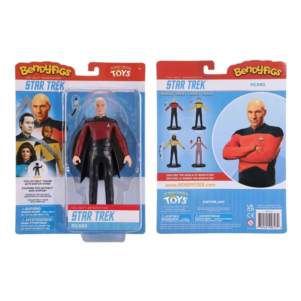 Star Trek: The Next Generation Bendyfigs Bendable Capt. Picard figura 19 cm termékfotó