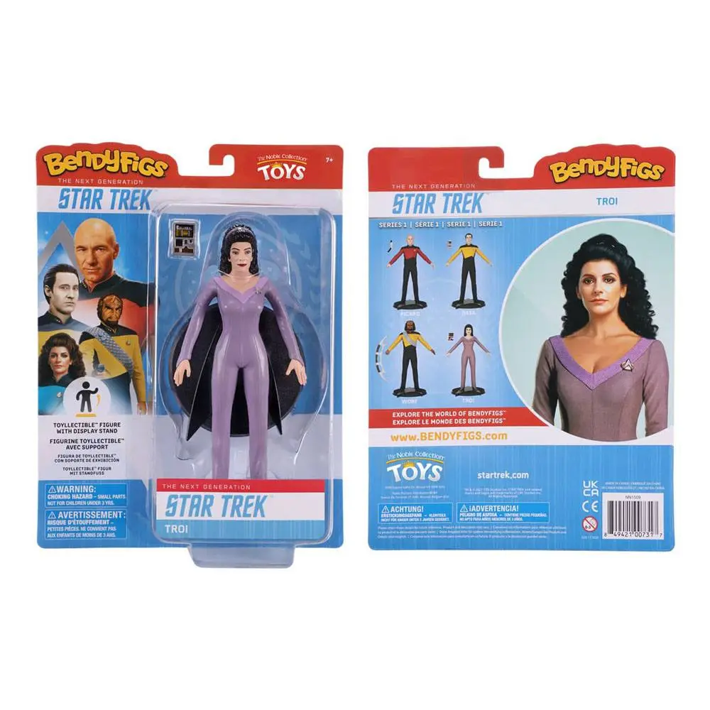 Star Trek: The Next Generation Bendyfigs Bendable Counselor Troi figura 19 cm termékfotó