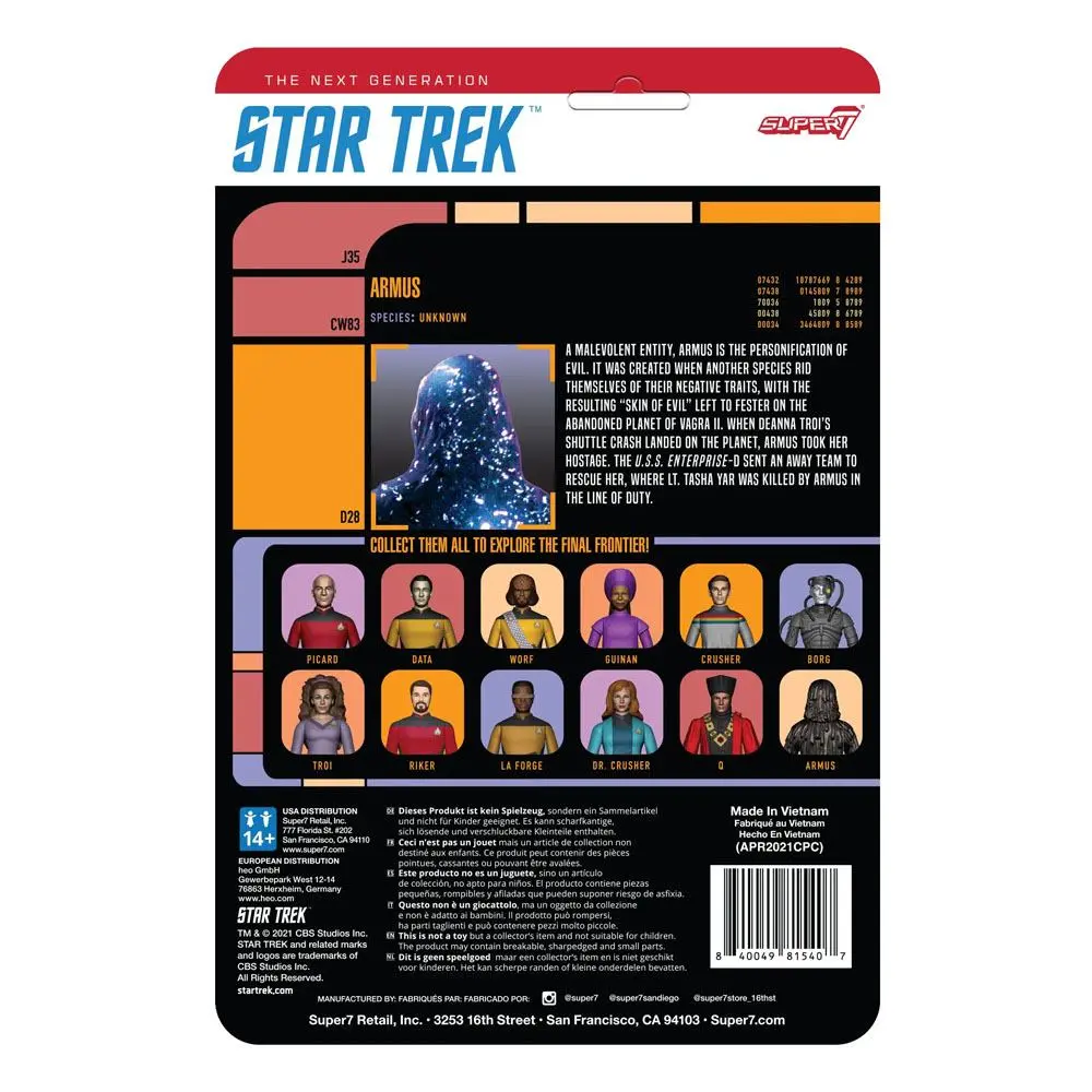 Star Trek: The Next Generation ReAction Wave 2 Armus akciófigura 10 cm termékfotó