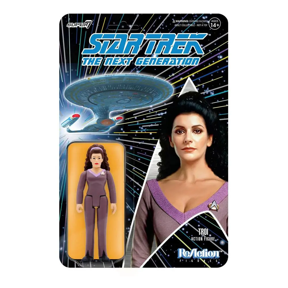 Star Trek: The Next Generation ReAction Wave 2 Counselor Troi akciófigura 10 cm termékfotó