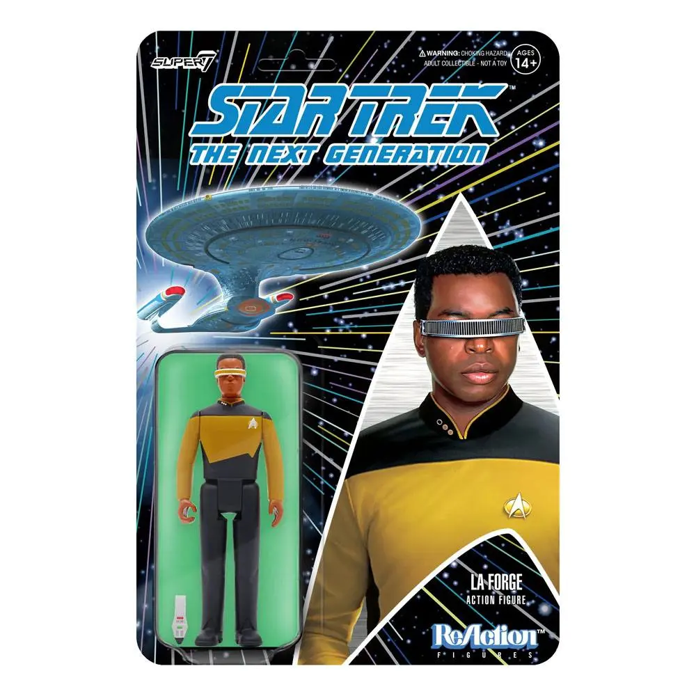 Star Trek: The Next Generation ReAction Wave 2 Lt. Commander La Forge akciófigura 10 cm termékfotó