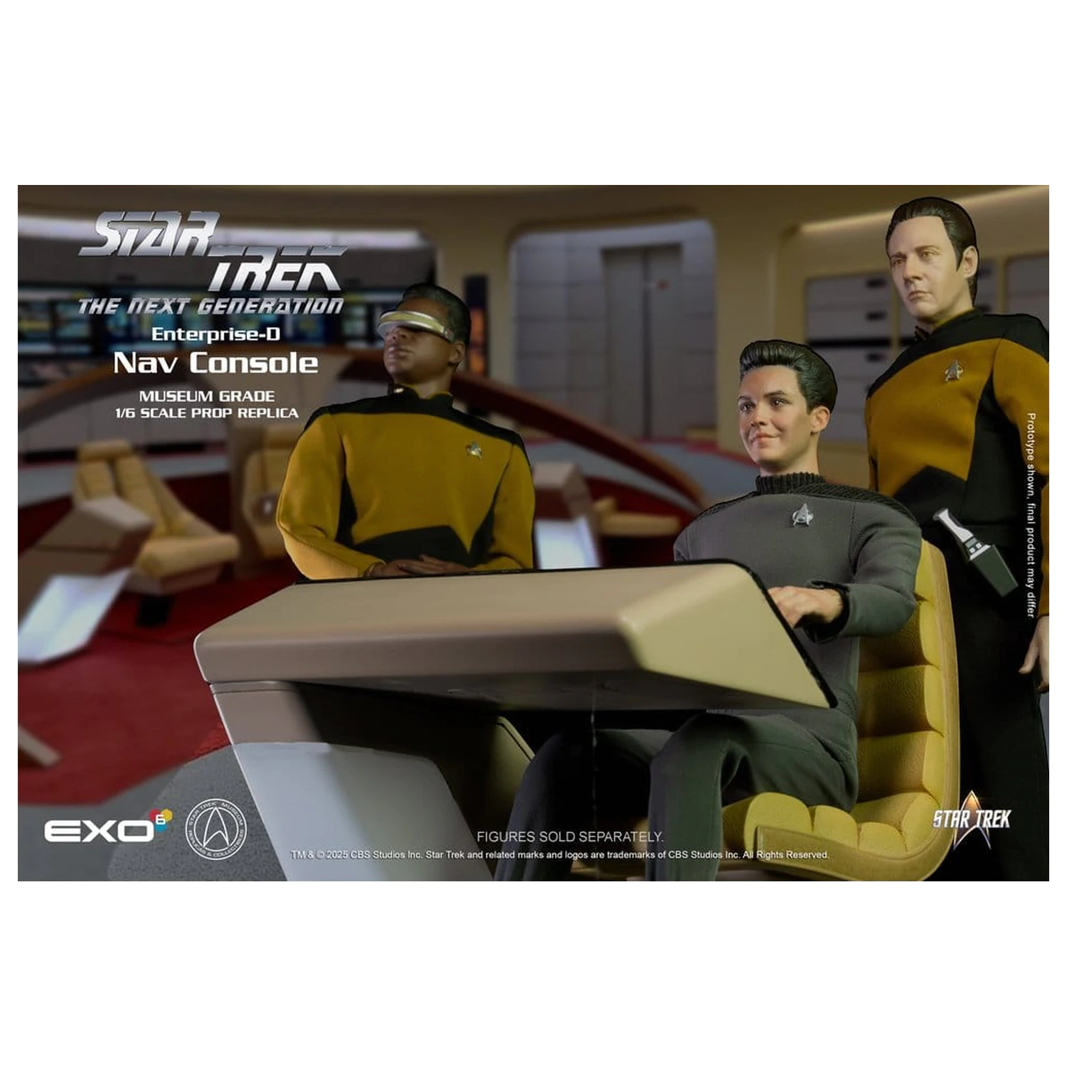 Star Trek: The Next Generation replika 1/6 Enterprise-D Bridge CONN Console termékfotó