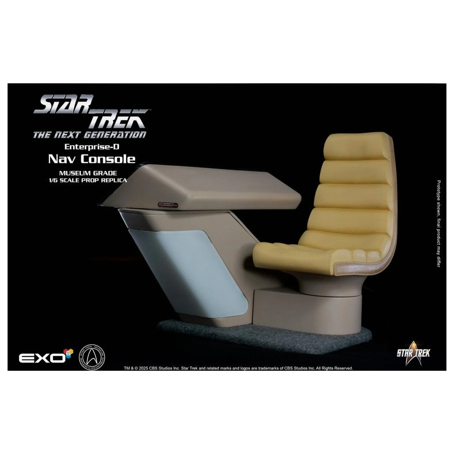 Star Trek: The Next Generation replika 1/6 Enterprise-D Bridge CONN Console termékfotó
