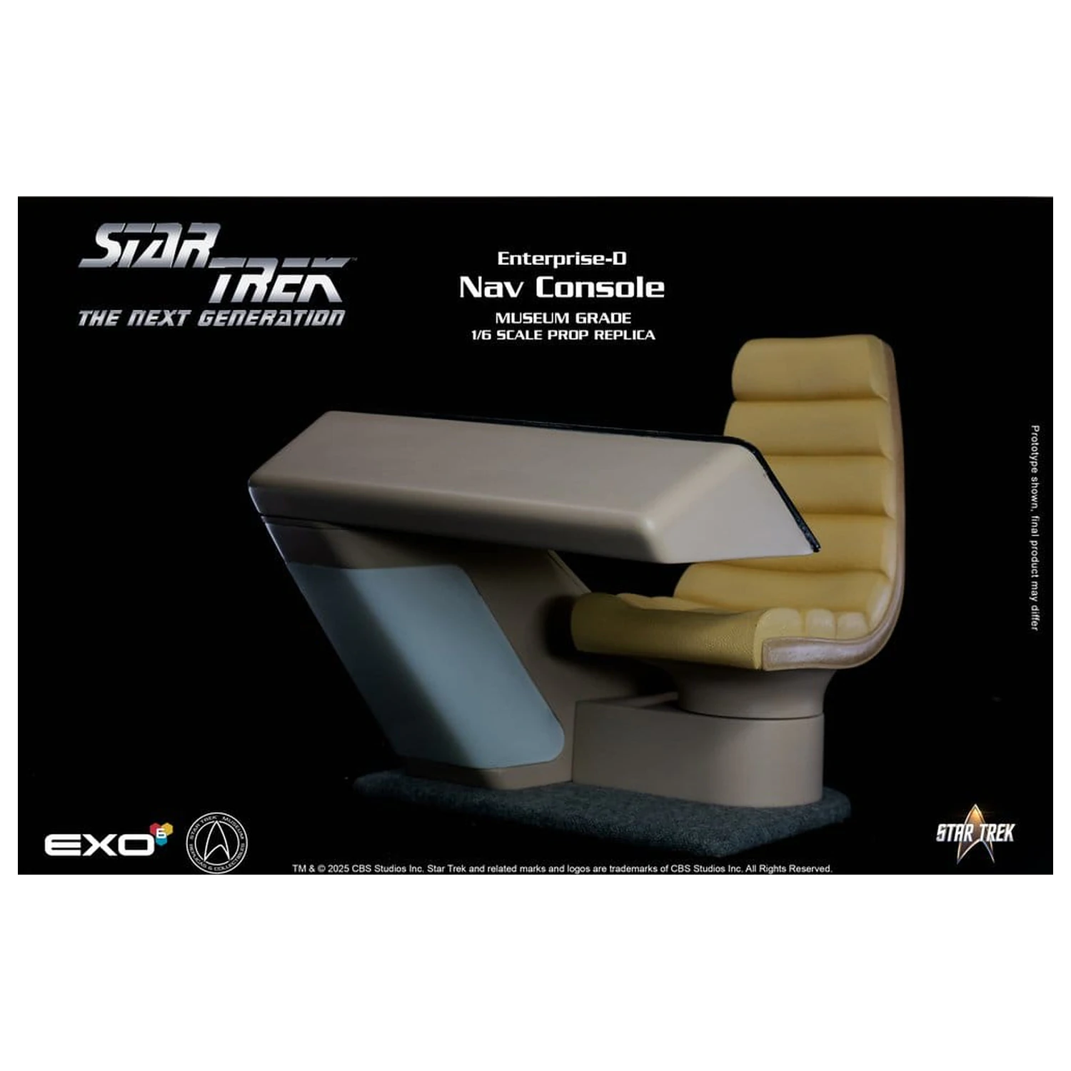 Star Trek: The Next Generation replika 1/6 Enterprise-D Bridge CONN Console termékfotó