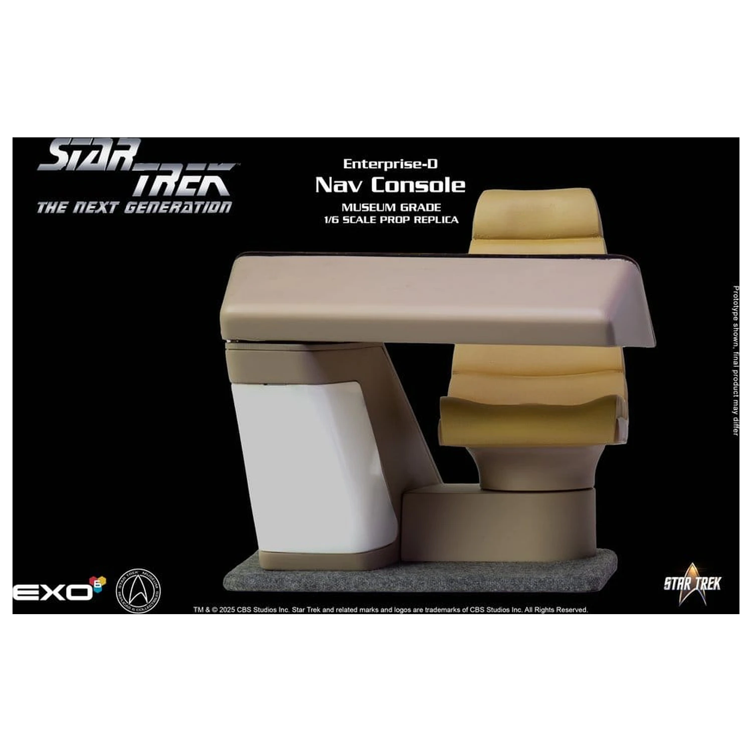 Star Trek: The Next Generation replika 1/6 Enterprise-D Bridge CONN Console termékfotó