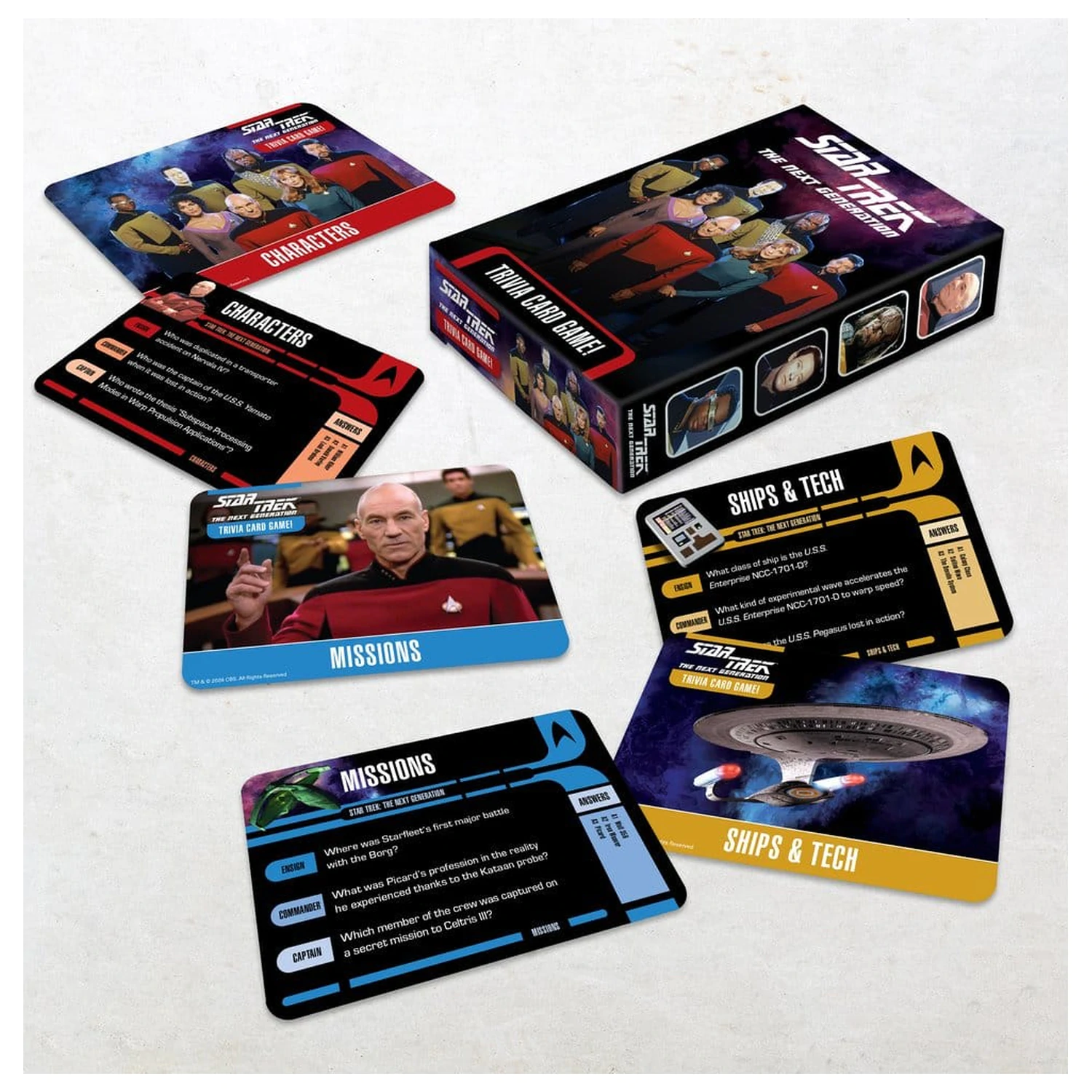 Star Trek: The Next Generation Trivia kvíz társasjáték termékfotó