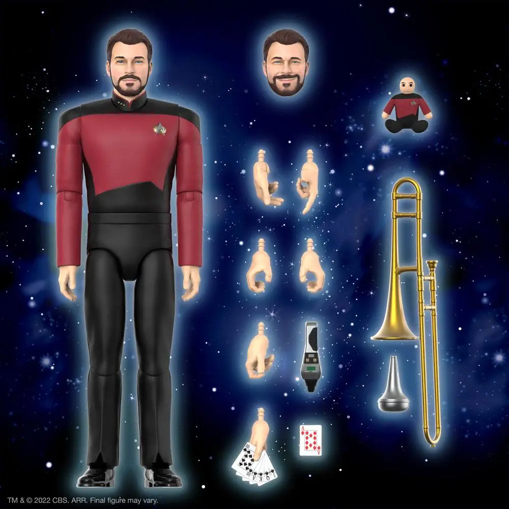 Star Trek: The Next Generation Ultimates Commander Riker akciófigura 18 cm termékfotó