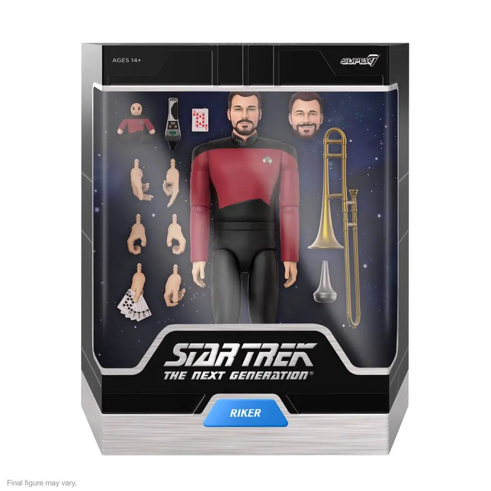 Star Trek: The Next Generation Ultimates Commander Riker akciófigura 18 cm termékfotó