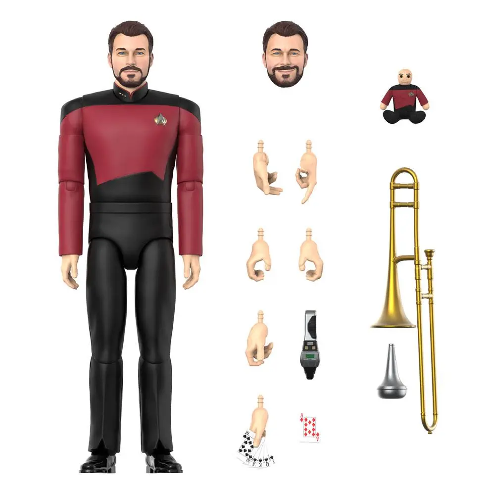 Star Trek: The Next Generation Ultimates Commander Riker akciófigura 18 cm termékfotó
