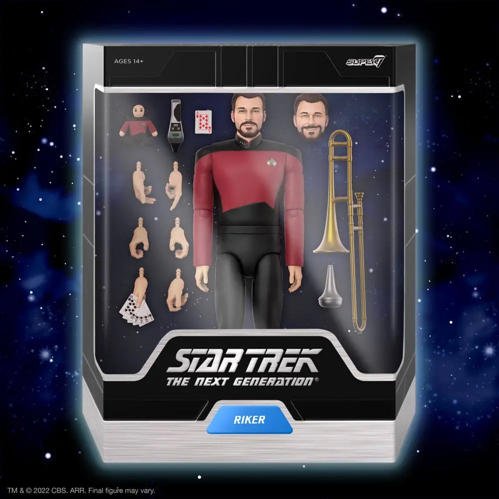 Star Trek: The Next Generation Ultimates Commander Riker akciófigura 18 cm termékfotó