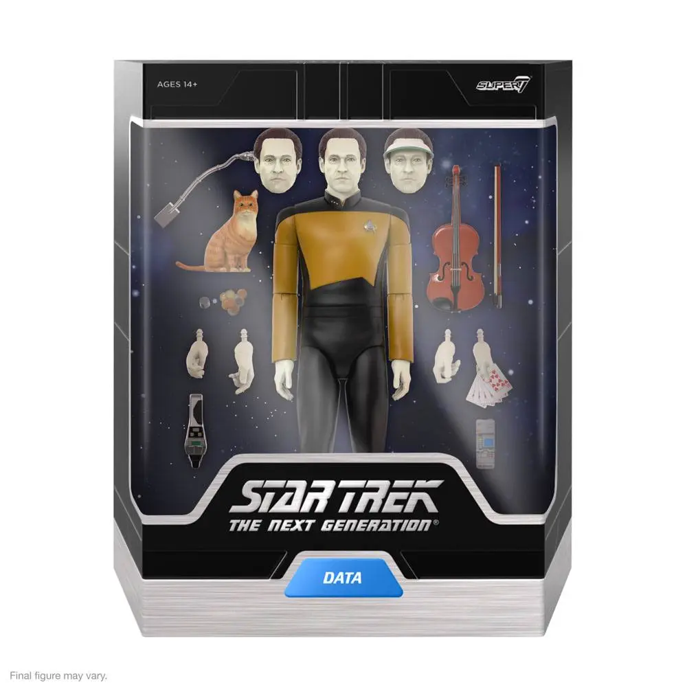 Star Trek: The Next Generation Ultimates Action Figure Lieutenant Commander Data 18 cm termékfotó