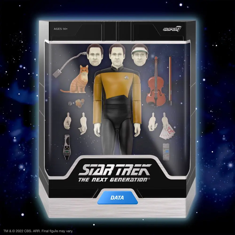 Star Trek: The Next Generation Ultimates Action Figure Lieutenant Commander Data 18 cm termékfotó