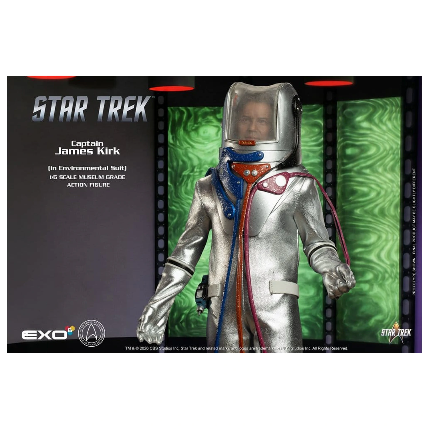 Star Trek: The Original Series 1/6 Captain James T. Kirk (in Environmental Suit) akciófigura 29 cm termékfotó