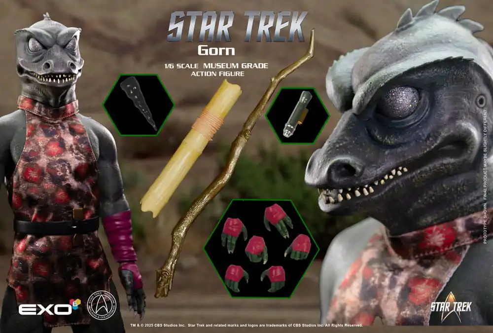 Star Trek: The Original Series 1/6 Gorn akciófigura 31 cm termékfotó
