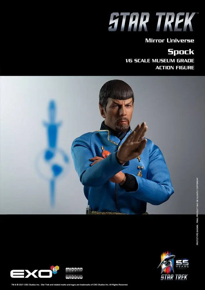 Star Trek: The Original Series 1/6 Mirror Universe Spock akciófigura 30 cm termékfotó