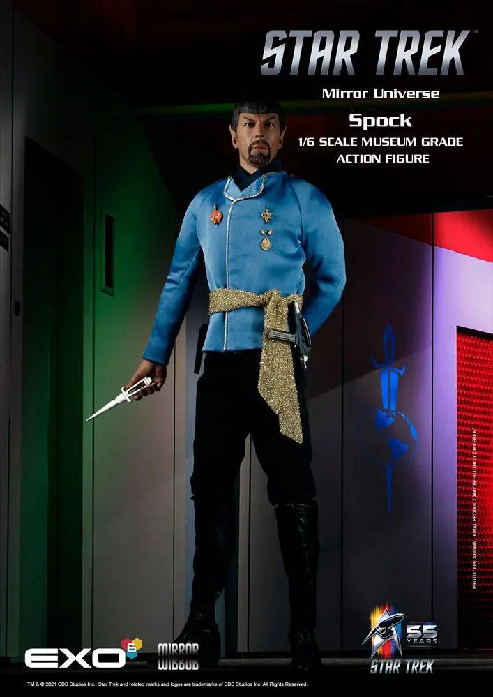 Star Trek: The Original Series 1/6 Mirror Universe Spock akciófigura 30 cm termékfotó