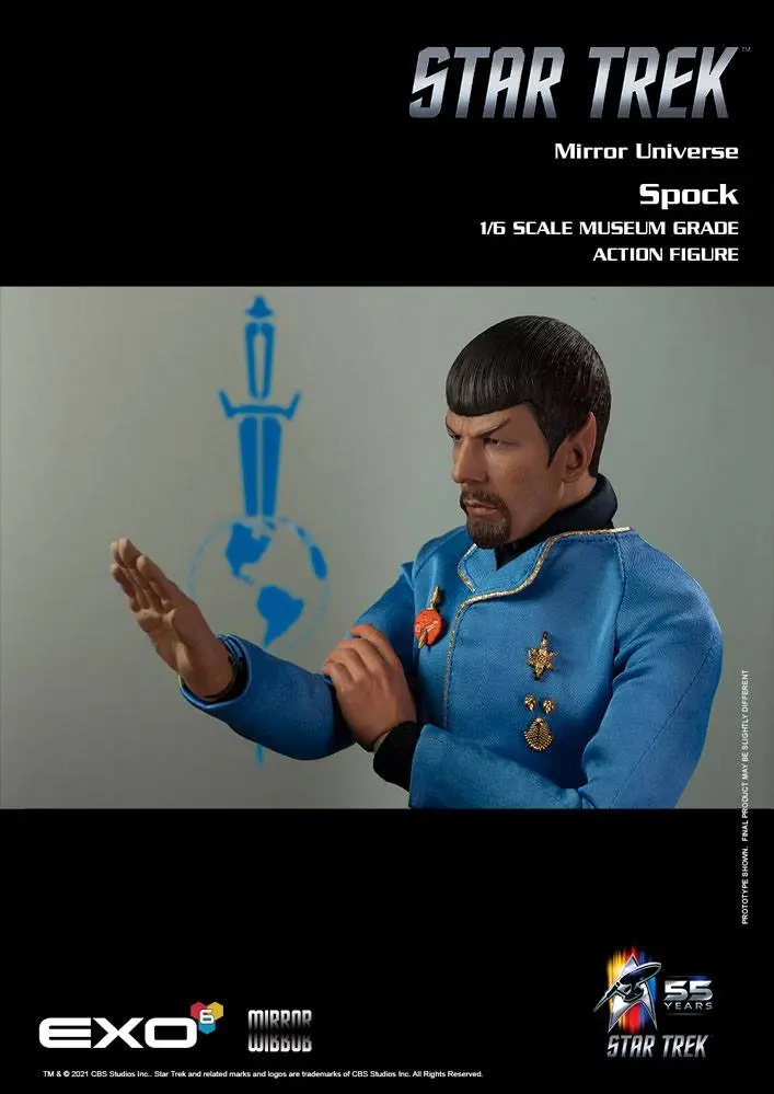 Star Trek: The Original Series 1/6 Mirror Universe Spock akciófigura 30 cm termékfotó