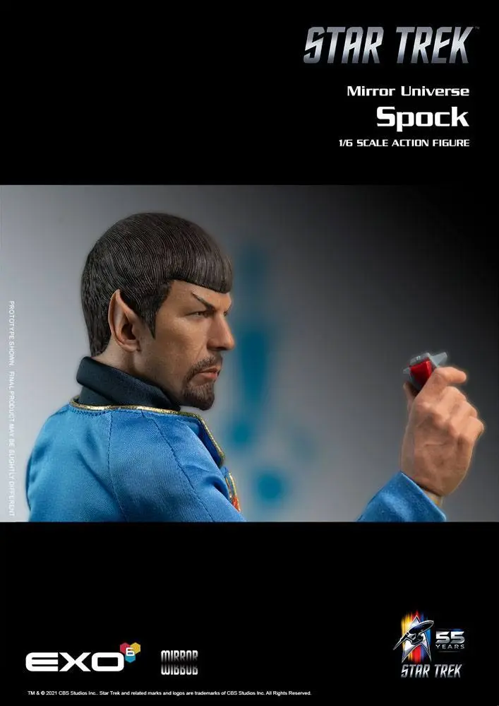 Star Trek: The Original Series 1/6 Mirror Universe Spock akciófigura 30 cm termékfotó