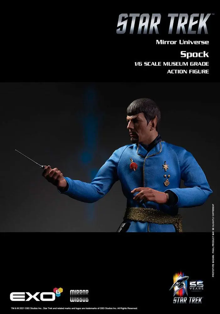 Star Trek: The Original Series 1/6 Mirror Universe Spock akciófigura 30 cm termékfotó