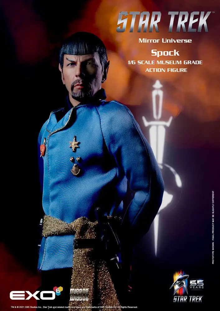 Star Trek: The Original Series 1/6 Mirror Universe Spock akciófigura 30 cm termékfotó