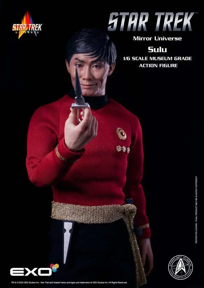 Star Trek: The Original Series 1/6 Mirror Universe Sulu akciófigura 28 cm termékfotó