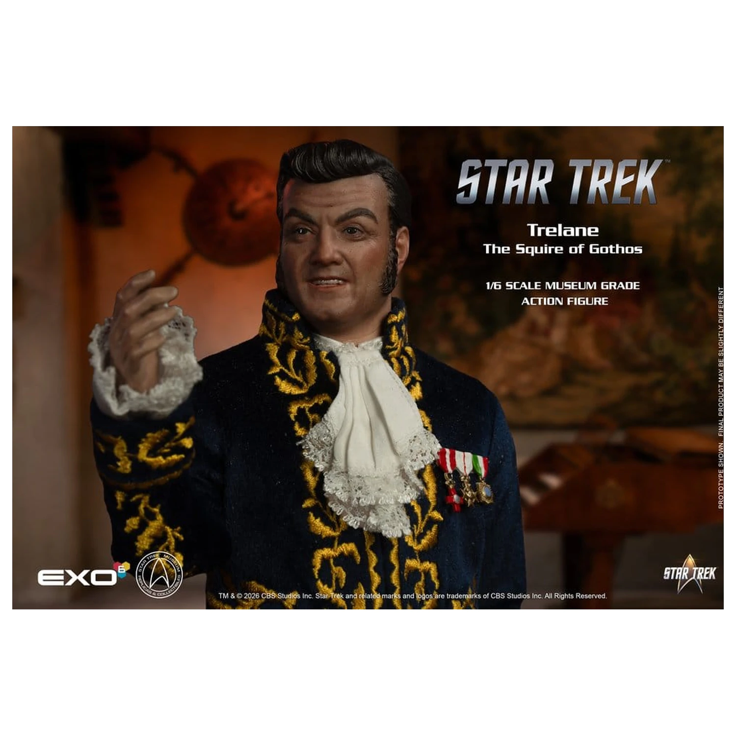 Star Trek: The Original Series 1/6 Trelane, The Squire of Gothos akciófigura 29 cm termékfotó