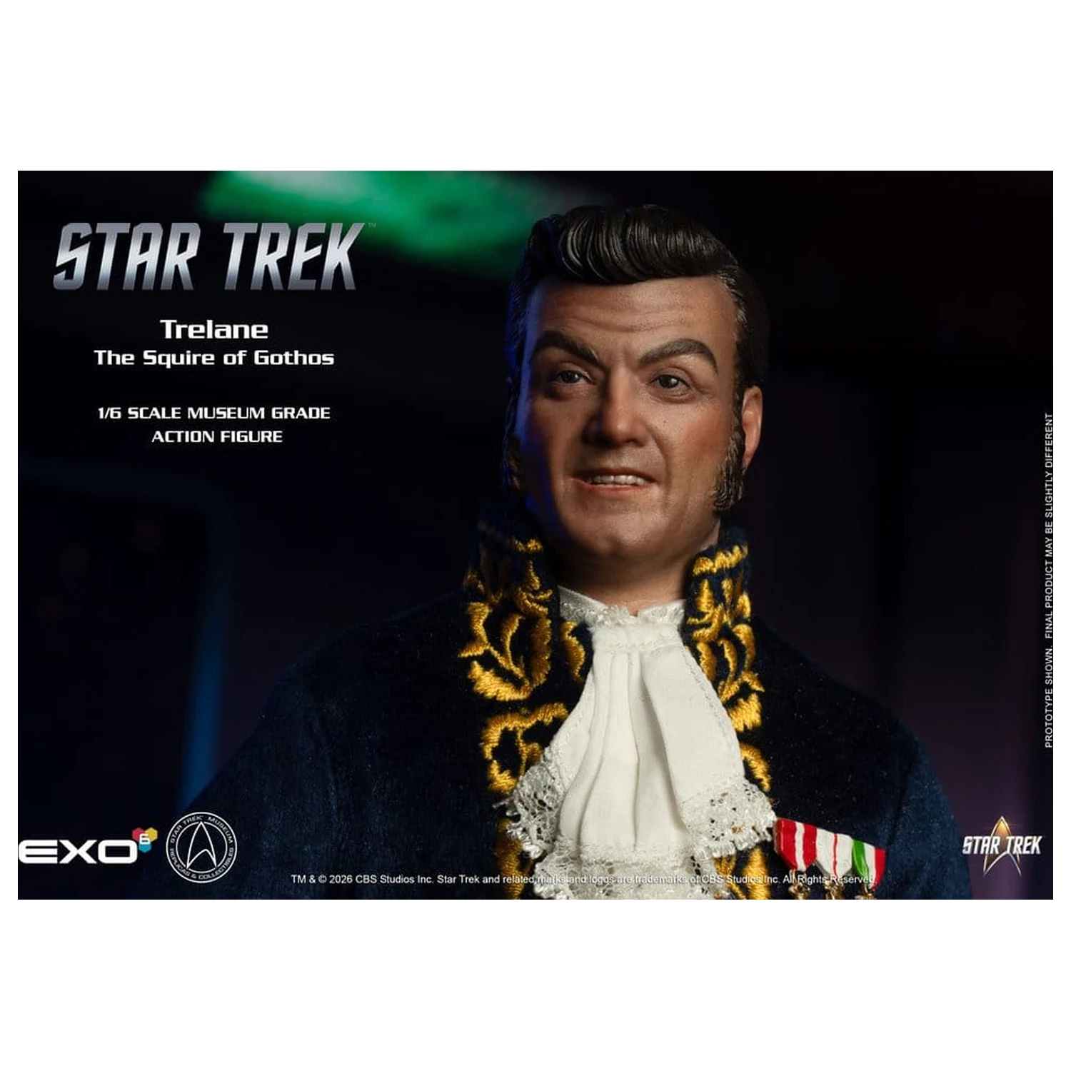 Star Trek: The Original Series 1/6 Trelane, The Squire of Gothos akciófigura 29 cm termékfotó