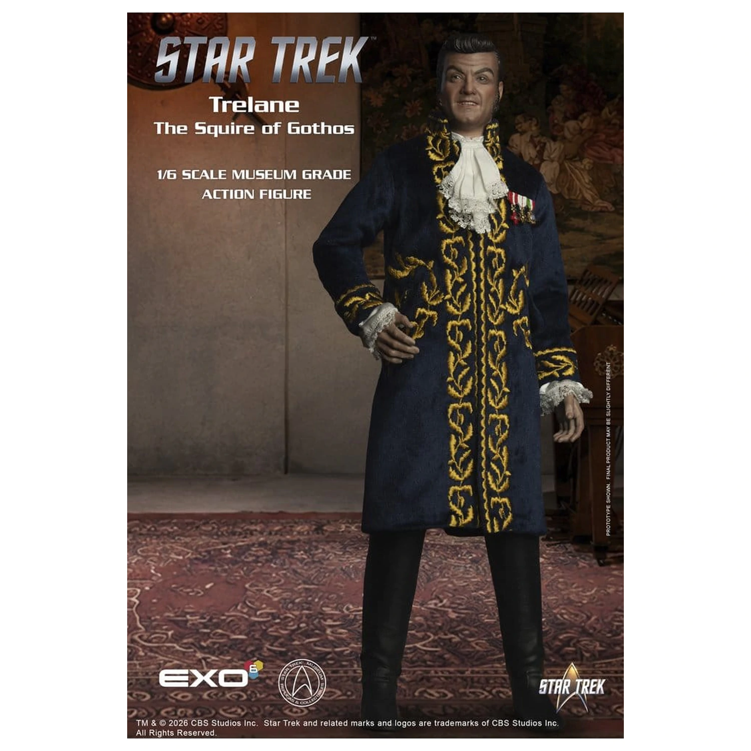 Star Trek: The Original Series 1/6 Trelane, The Squire of Gothos akciófigura 29 cm termékfotó