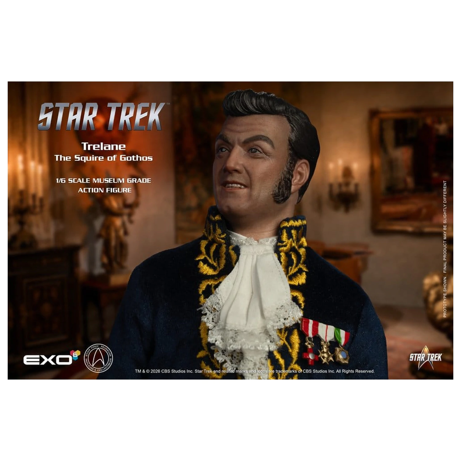 Star Trek: The Original Series 1/6 Trelane, The Squire of Gothos akciófigura 29 cm termékfotó