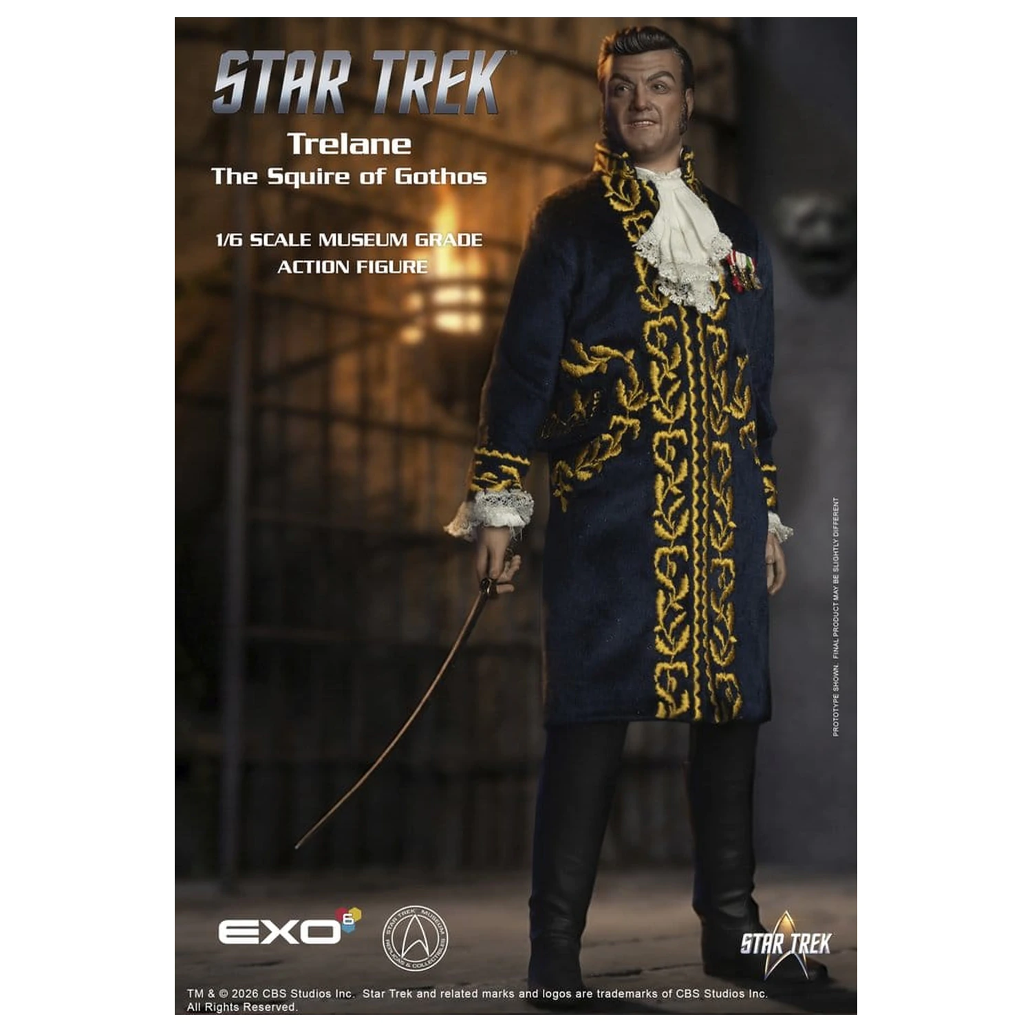 Star Trek: The Original Series 1/6 Trelane, The Squire of Gothos akciófigura 29 cm termékfotó