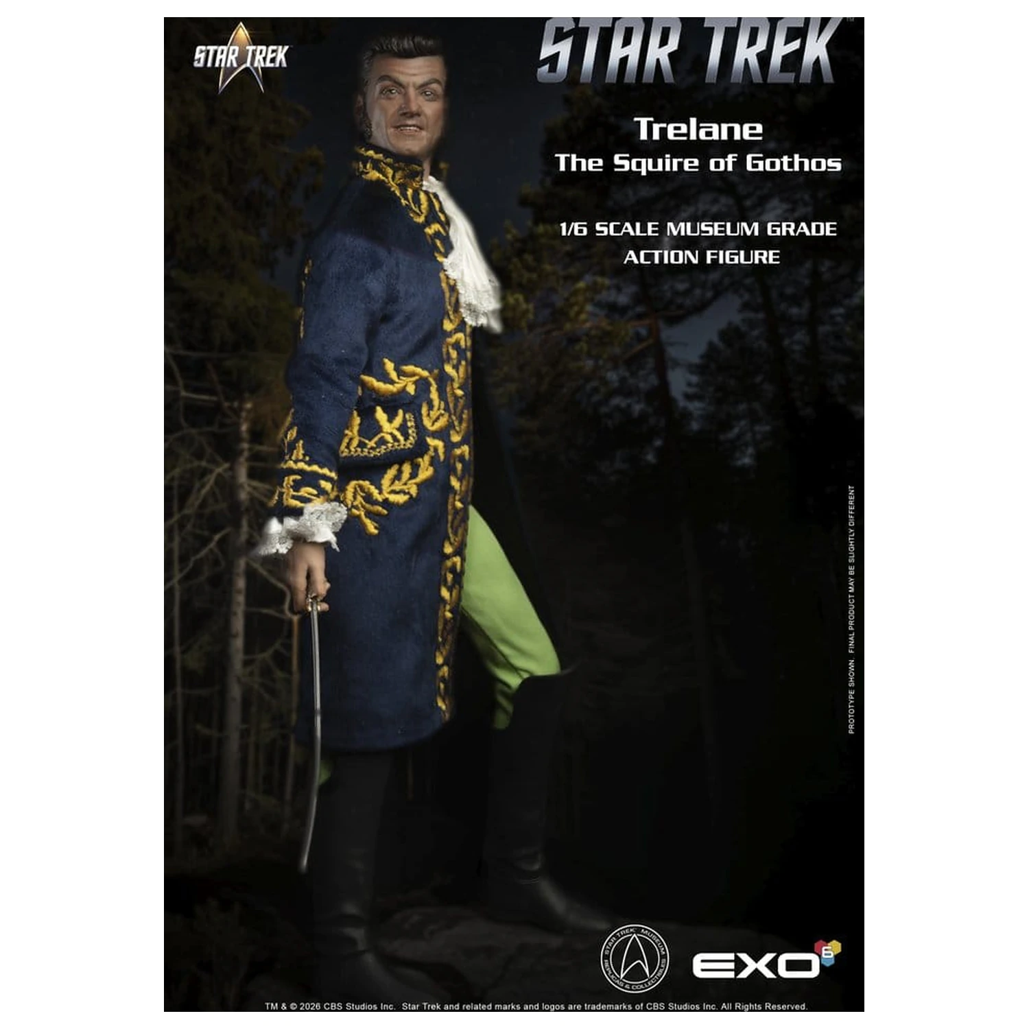 Star Trek: The Original Series 1/6 Trelane, The Squire of Gothos akciófigura 29 cm termékfotó