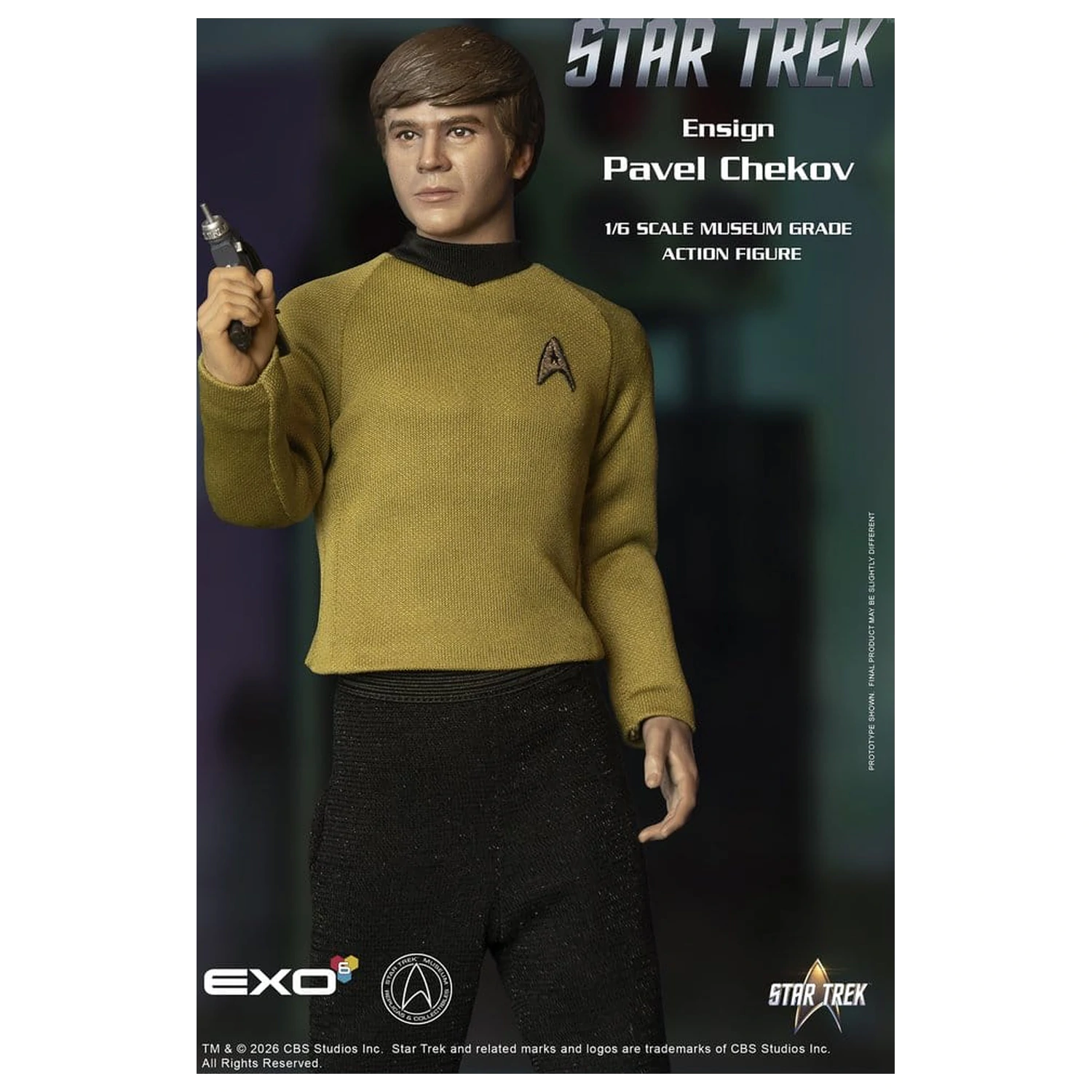 Star Trek: The Original Series akciófigura 1/6 Ensign Pavel Chekov 30 cm termékfotó