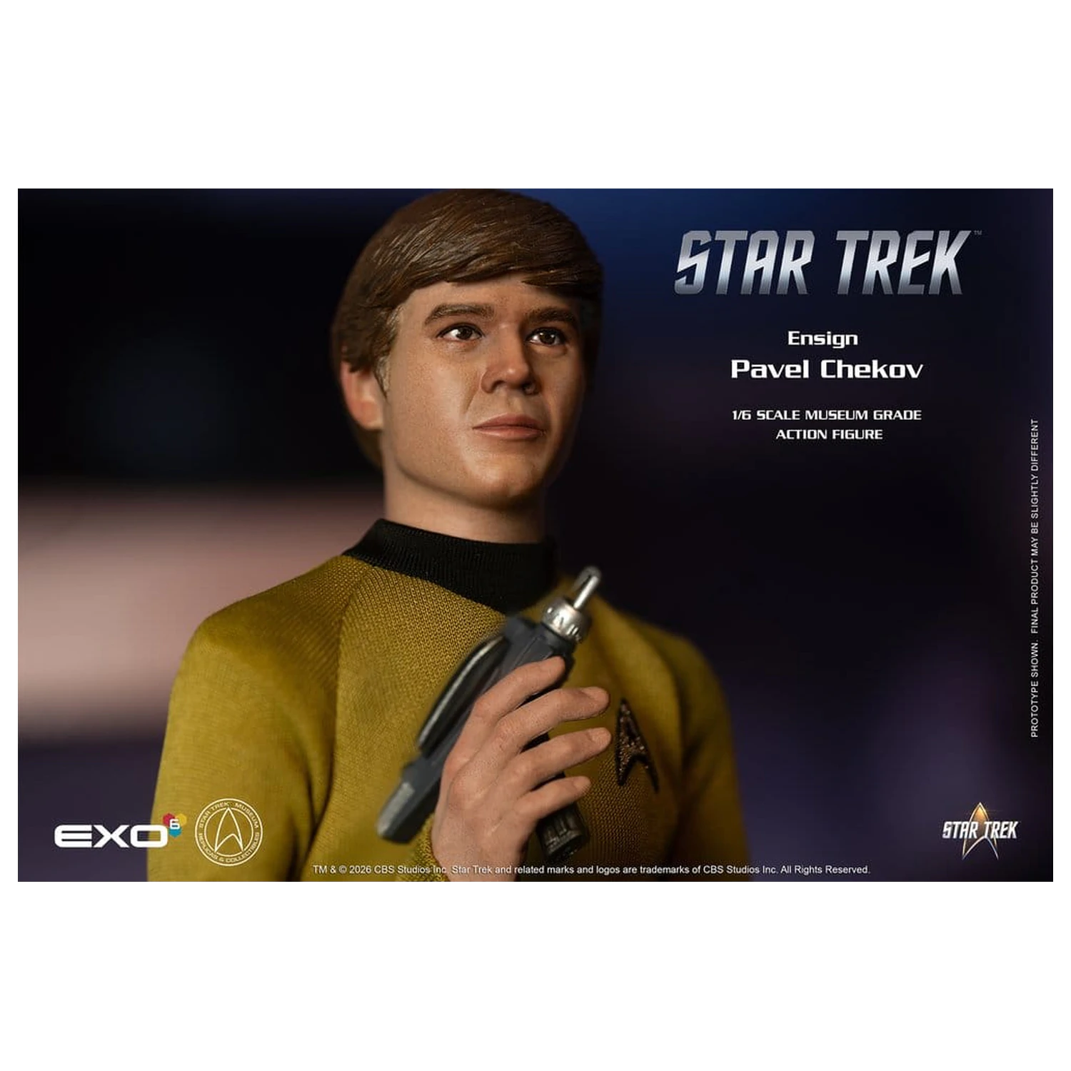 Star Trek: The Original Series akciófigura 1/6 Ensign Pavel Chekov 30 cm termékfotó