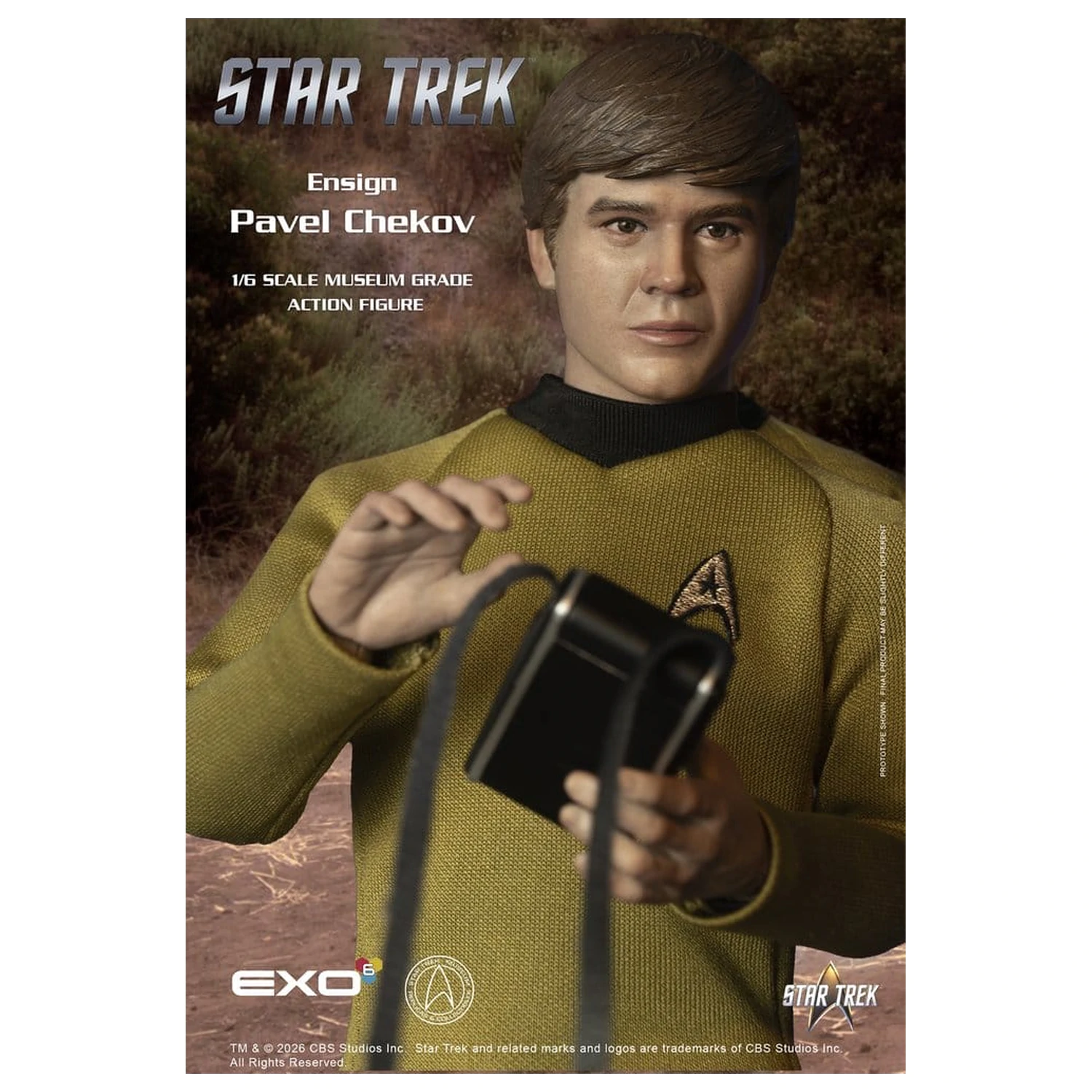 Star Trek: The Original Series akciófigura 1/6 Ensign Pavel Chekov 30 cm termékfotó