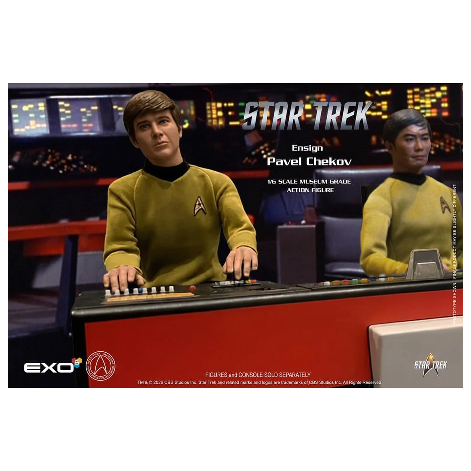 Star Trek: The Original Series akciófigura 1/6 Ensign Pavel Chekov 30 cm termékfotó