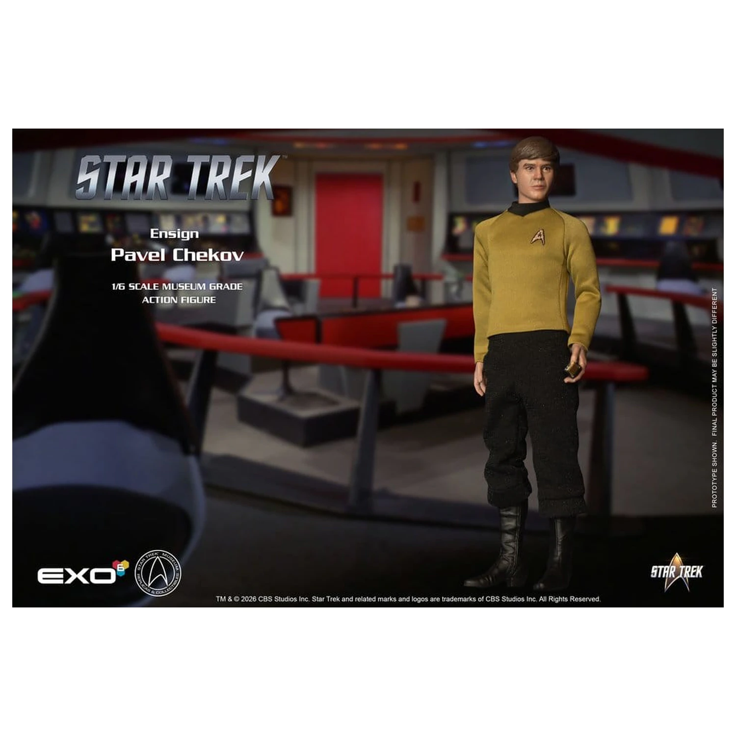 Star Trek: The Original Series akciófigura 1/6 Ensign Pavel Chekov 30 cm termékfotó
