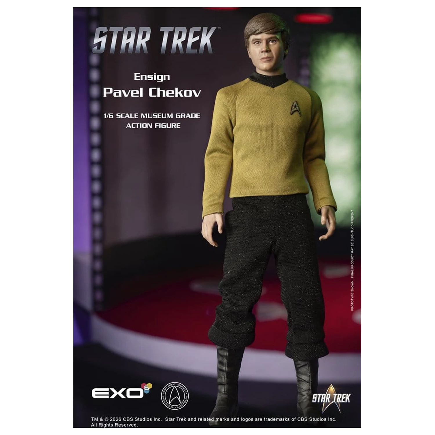 Star Trek: The Original Series akciófigura 1/6 Ensign Pavel Chekov 30 cm termékfotó
