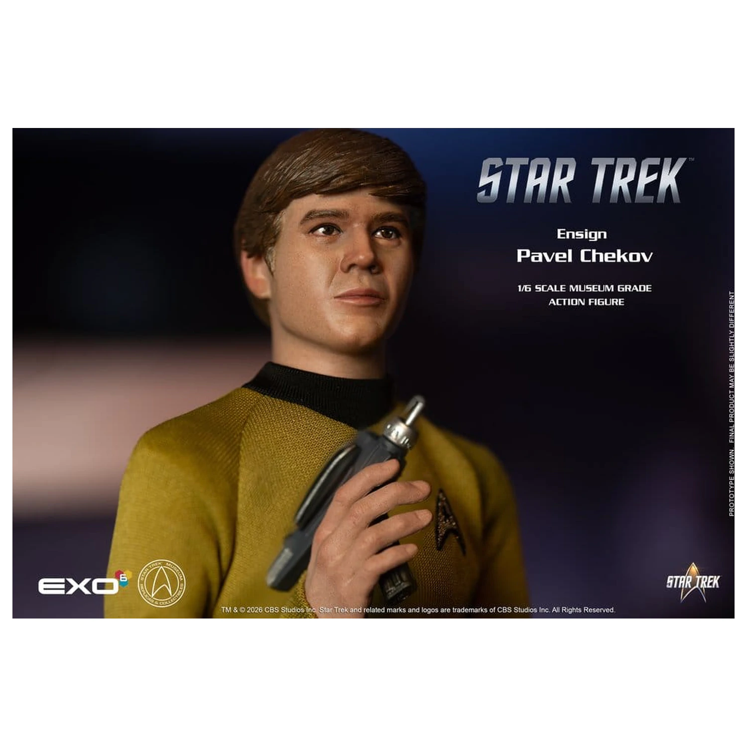 Star Trek: The Original Series akciófigura 1/6 Ensign Pavel Chekov 30 cm termékfotó
