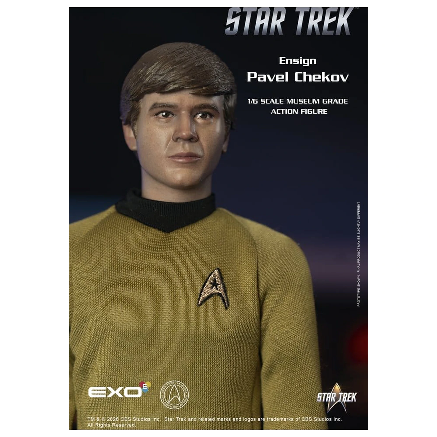 Star Trek: The Original Series akciófigura 1/6 Ensign Pavel Chekov 30 cm termékfotó