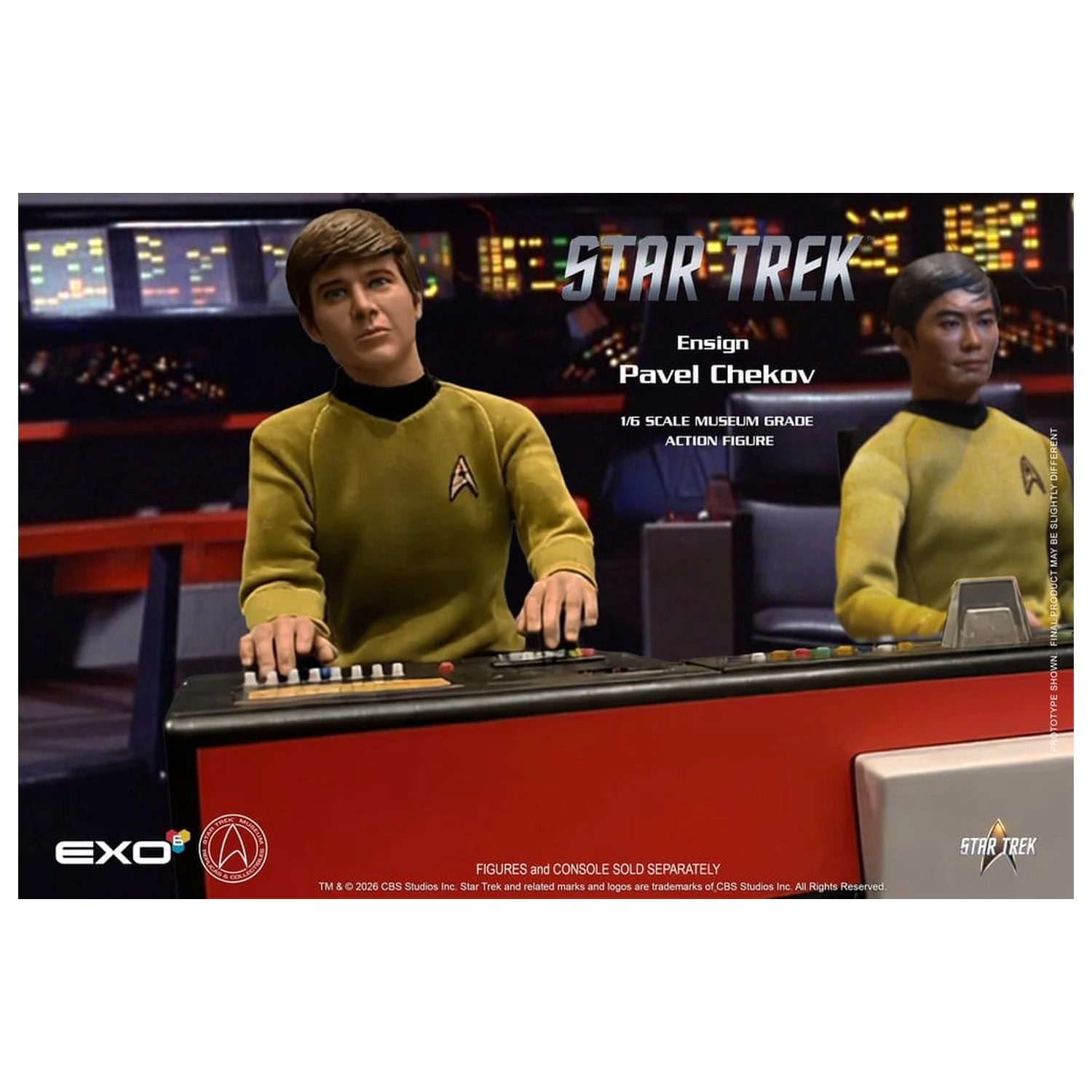 Star Trek: The Original Series akciófigura 1/6 Ensign Pavel Chekov 30 cm termékfotó