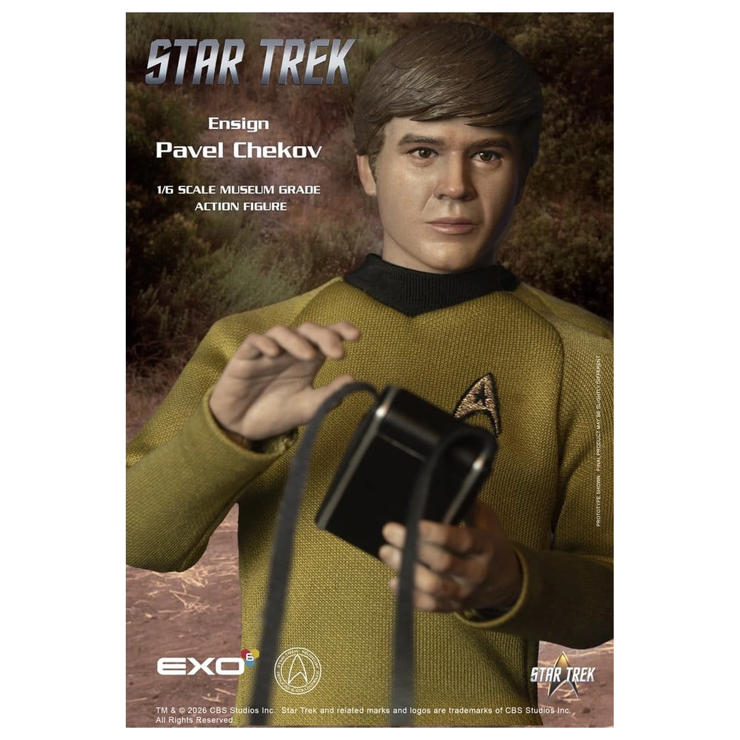 Star Trek: The Original Series akciófigura 1/6 Ensign Pavel Chekov 30 cm termékfotó