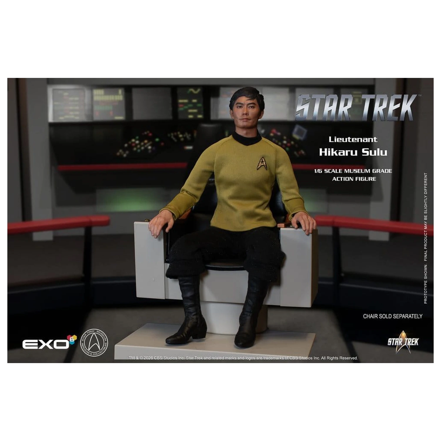 Star Trek: The Original Series akciófigura 1/6 Lt. Sulu 30 cm termékfotó