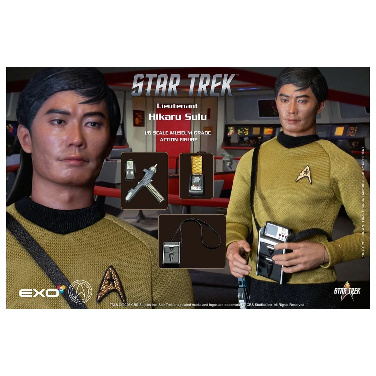 Star Trek: The Original Series akciófigura 1/6 Lt. Sulu 30 cm termékfotó