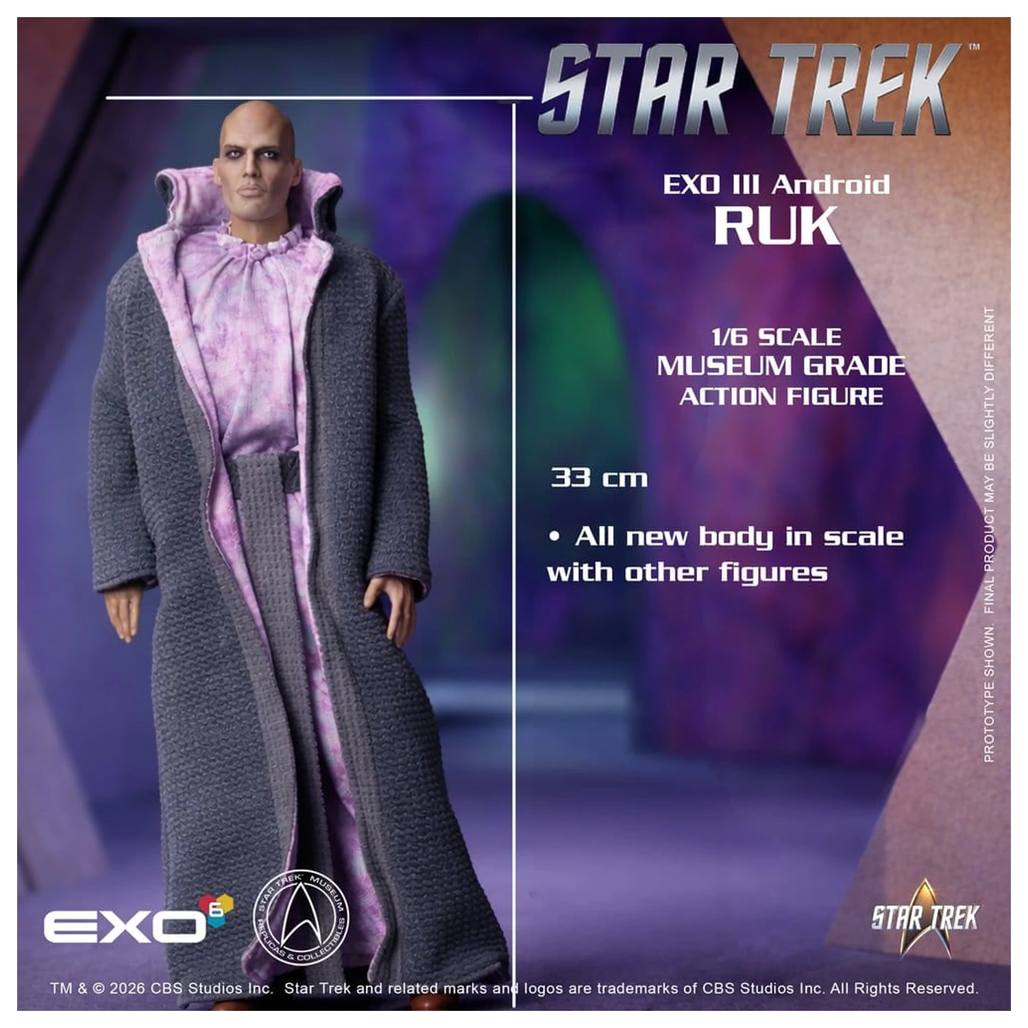 Star Trek: The Original Series akciófigura 1/6 Ruk EXO III Android 33 cm termékfotó