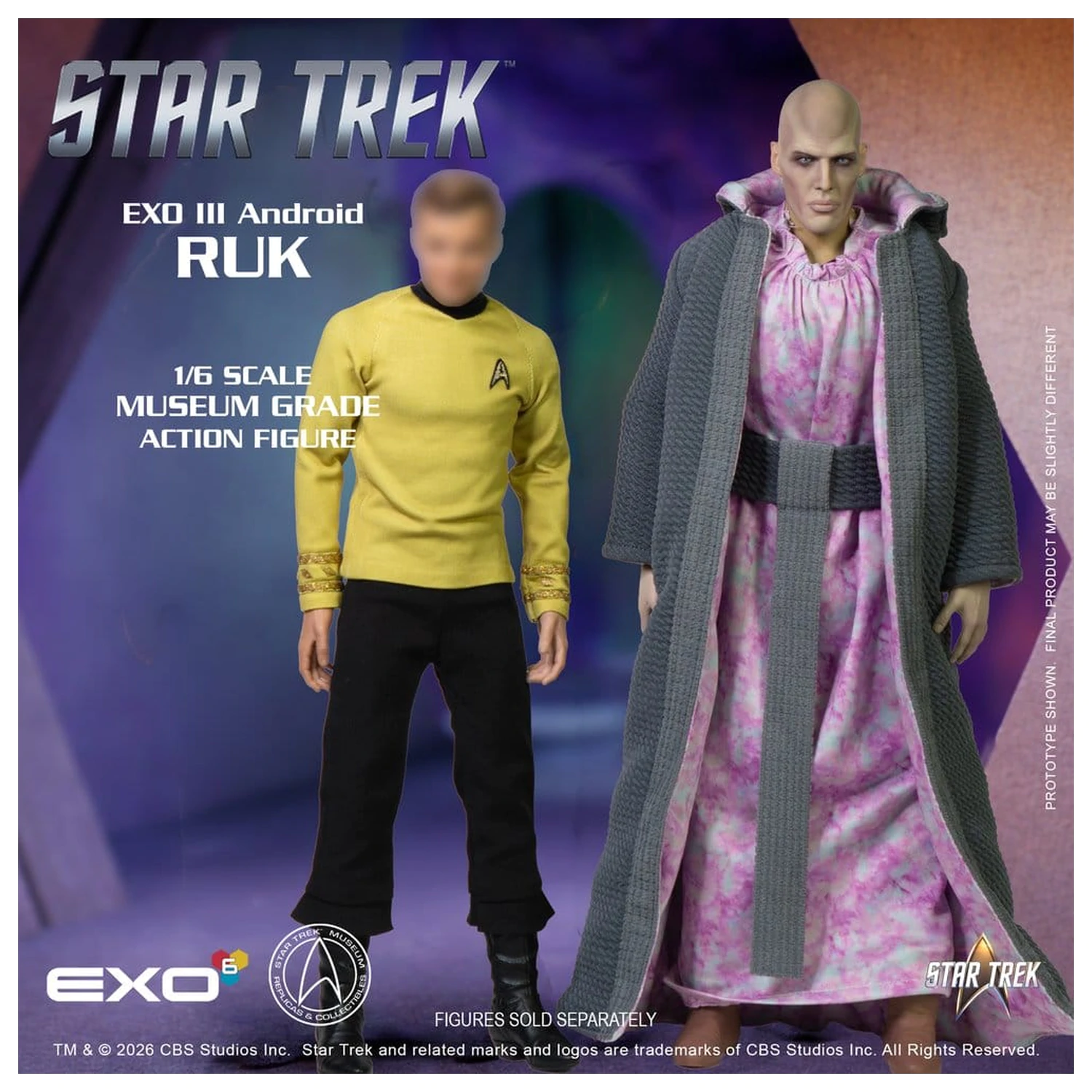Star Trek: The Original Series akciófigura 1/6 Ruk EXO III Android 33 cm termékfotó