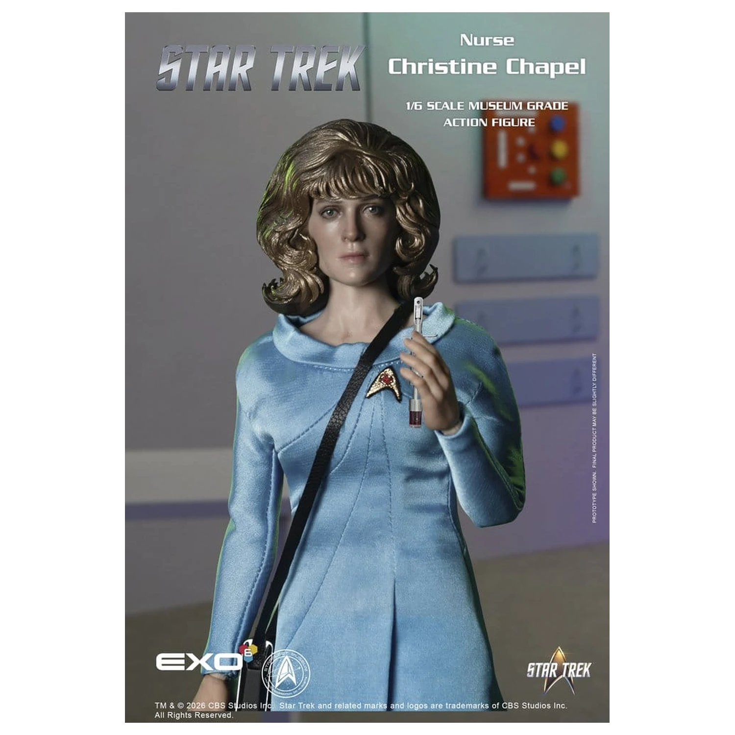 Star Trek: The Original Series Museum Grade akciófigura 1/6 Nurse Christine Chapel 28 cm termékfotó